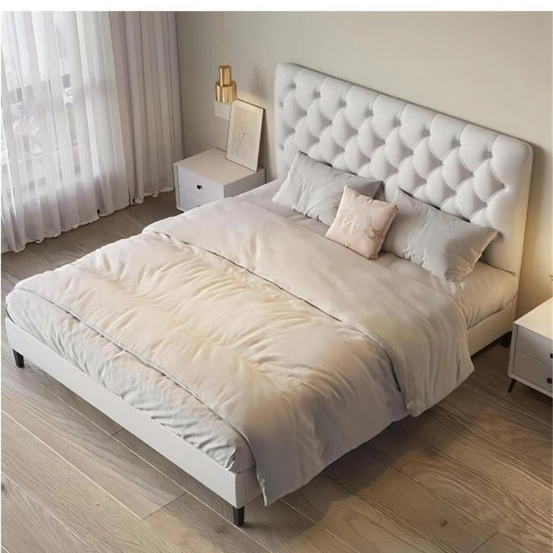 Luxe Bed Frame Modern King Queen Size for bedroom Without Mattress