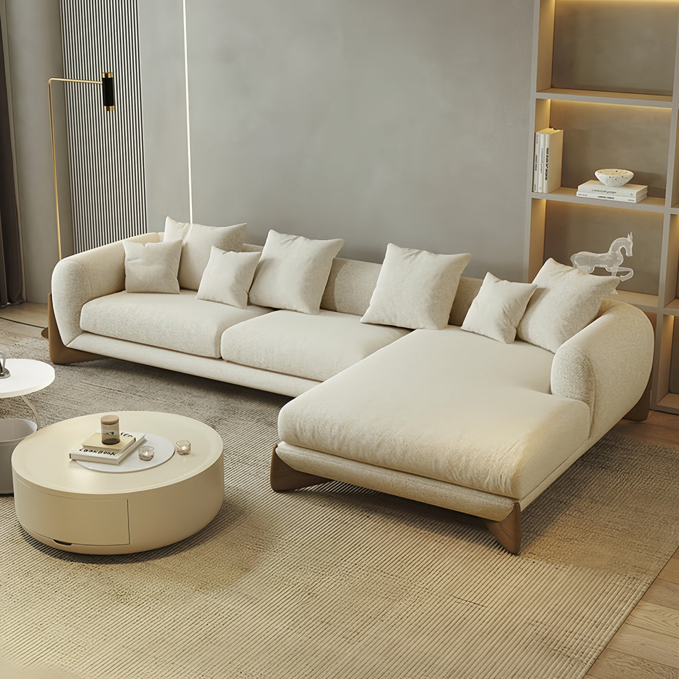 Luxe Furniture Fleece Fabric Sofa set for Livingroom