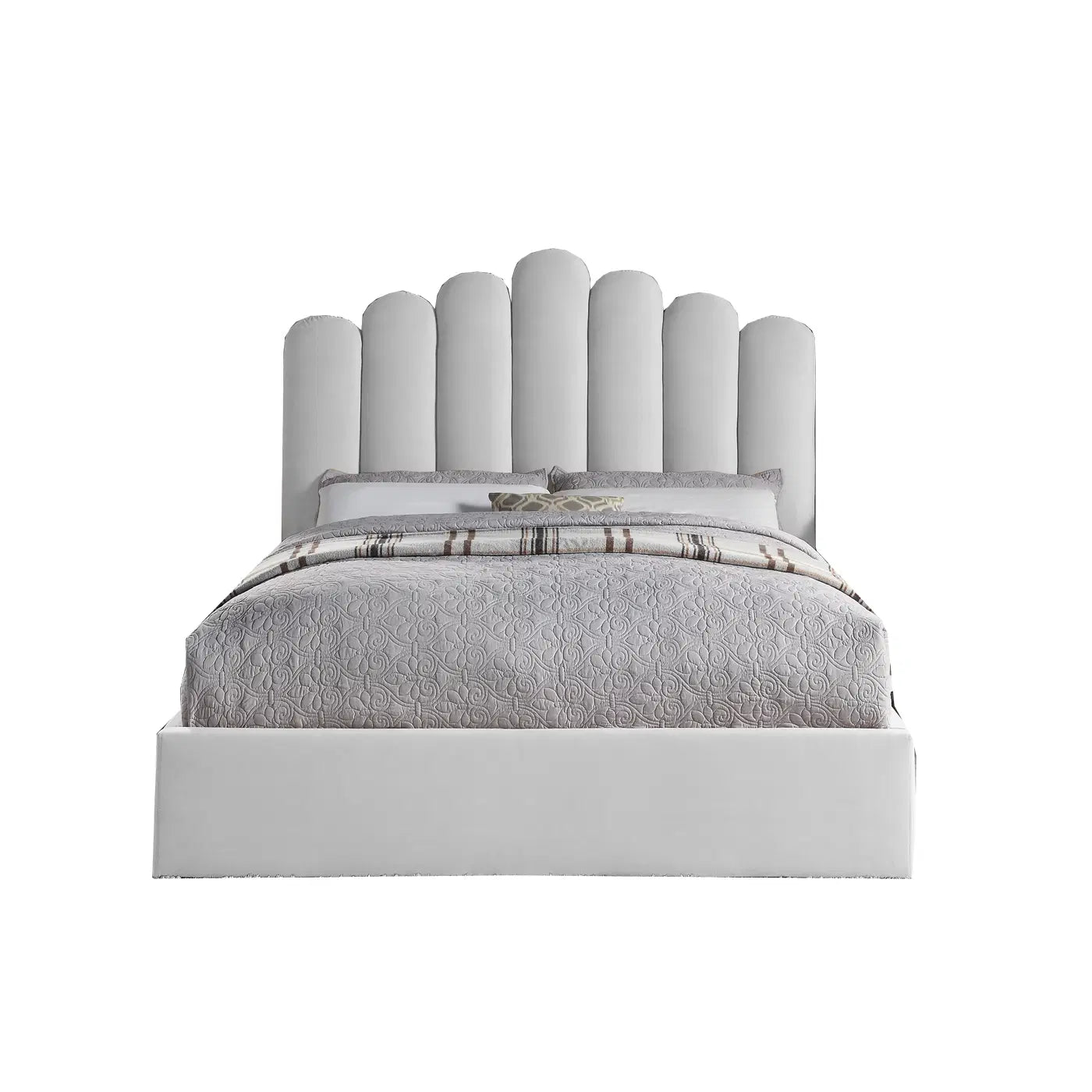 Bed Nilo Hydraulic (Queen Size) in Grey