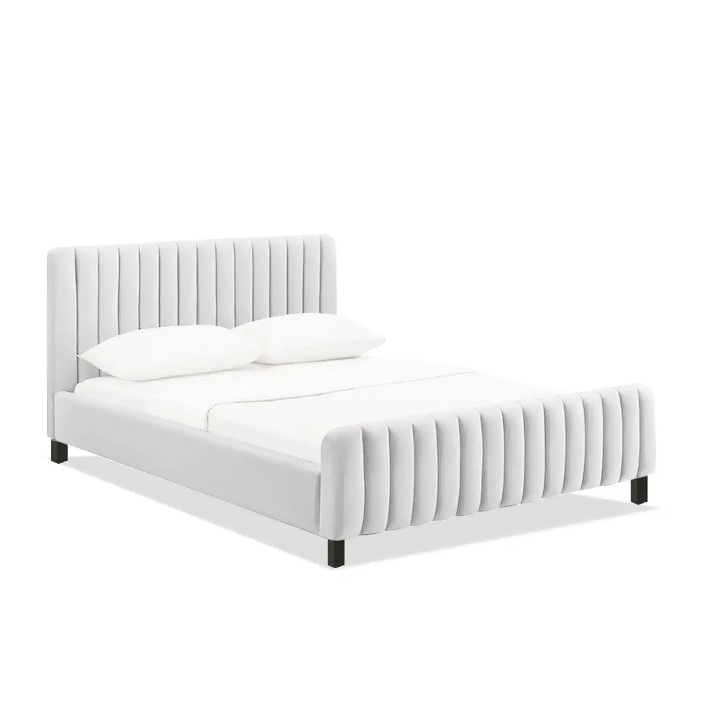 Bed Fiona in Velvet Dark Grey