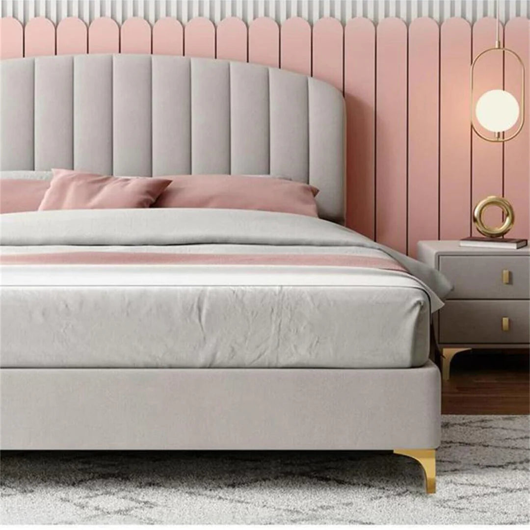 Bed Frame Modern King Queen Size for bedroom Without Mattress