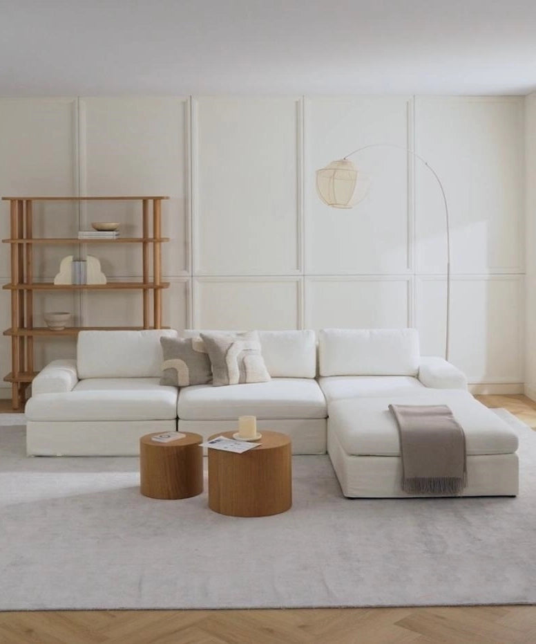 Meira Corner Sofa velvet fabric