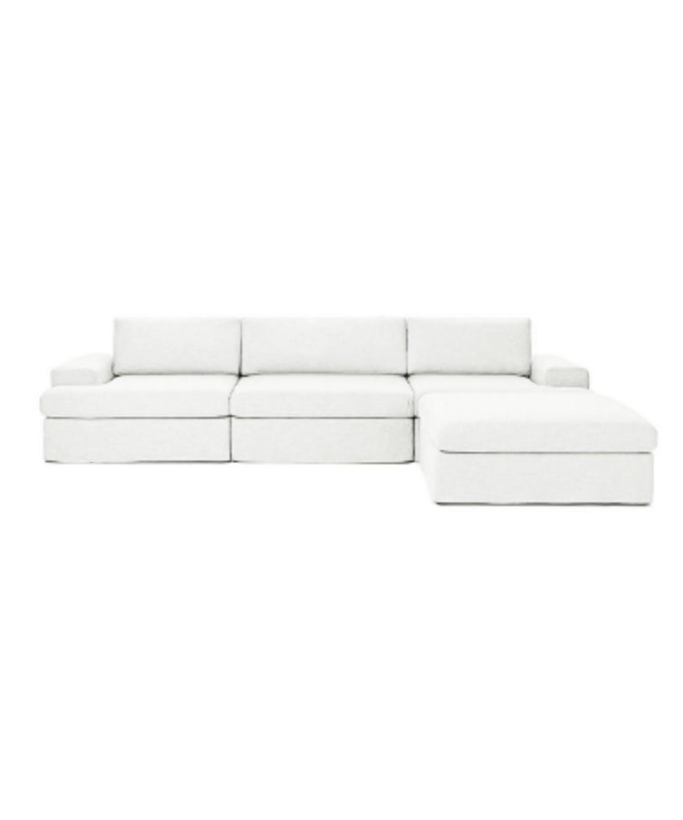 Meira Corner Sofa velvet fabric