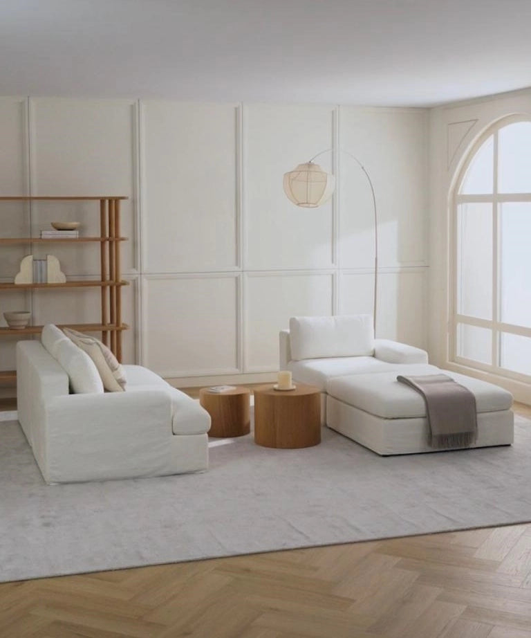 Meira Corner Sofa velvet fabric