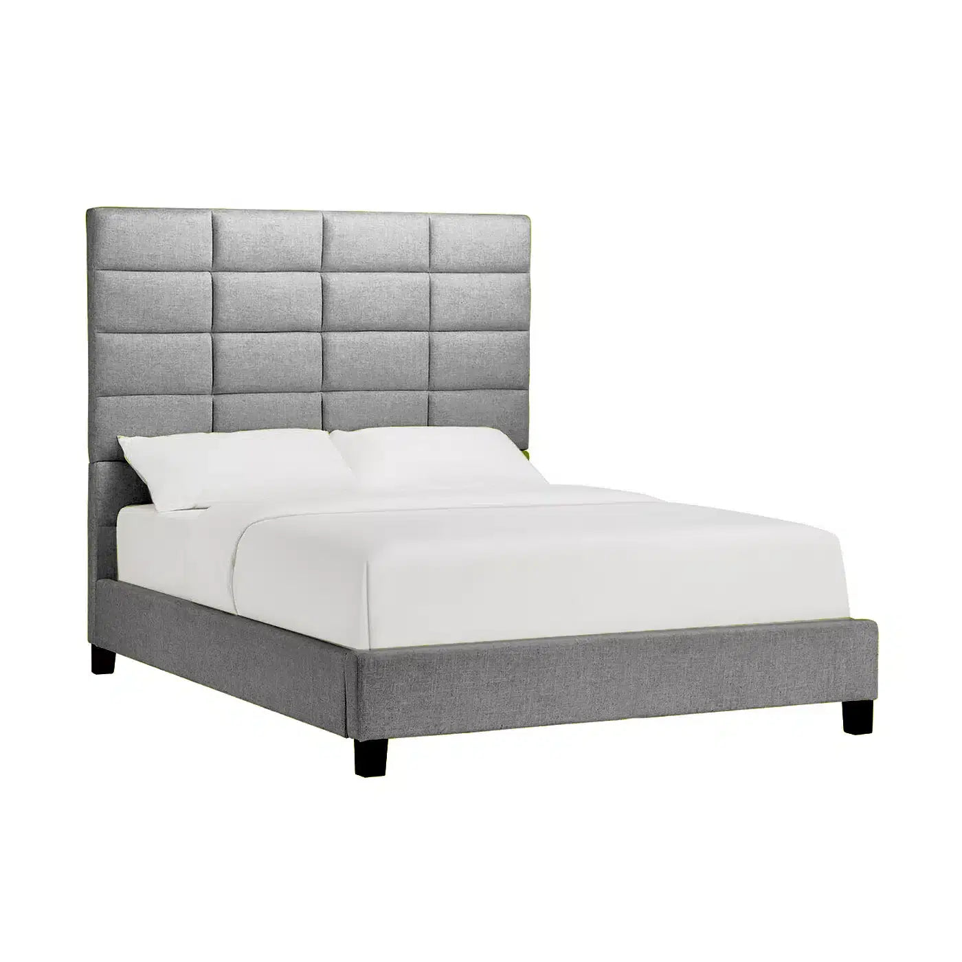 Bed Liwa (Queen Size) in Velvet Grey