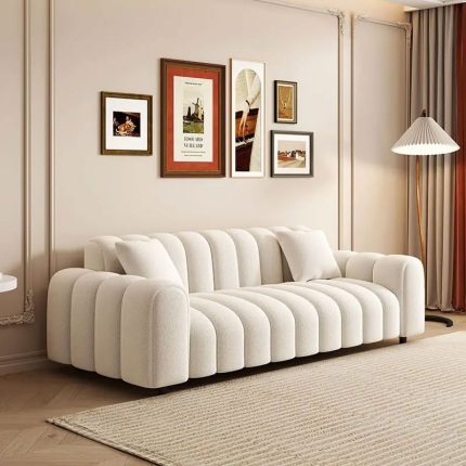 luxe velvet Luxury Minimalist Living Room Candy Sofa