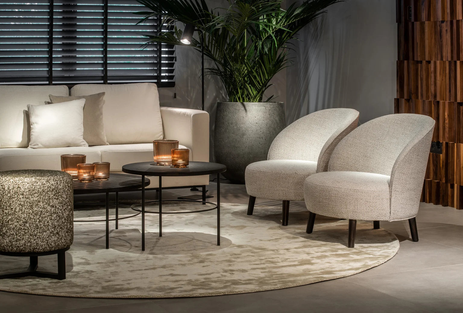 3 Seater Sofa Paris Fabric Mouse